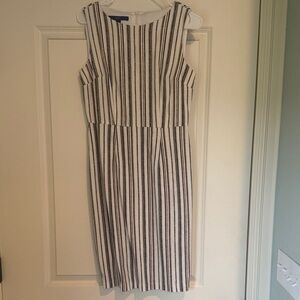 Apt. 9 Monochrome Striped Midi Dress